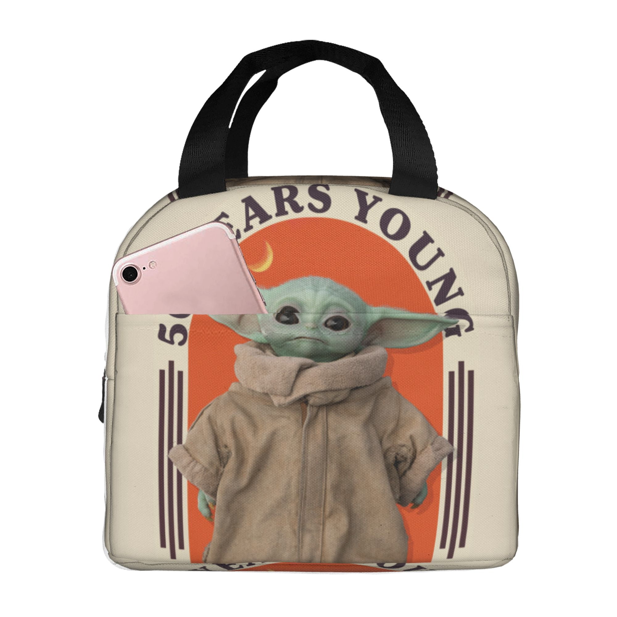 Baby Yoda Lunch Box Lunch Bag Reusable Insulated Lunch Box Meal Handbag