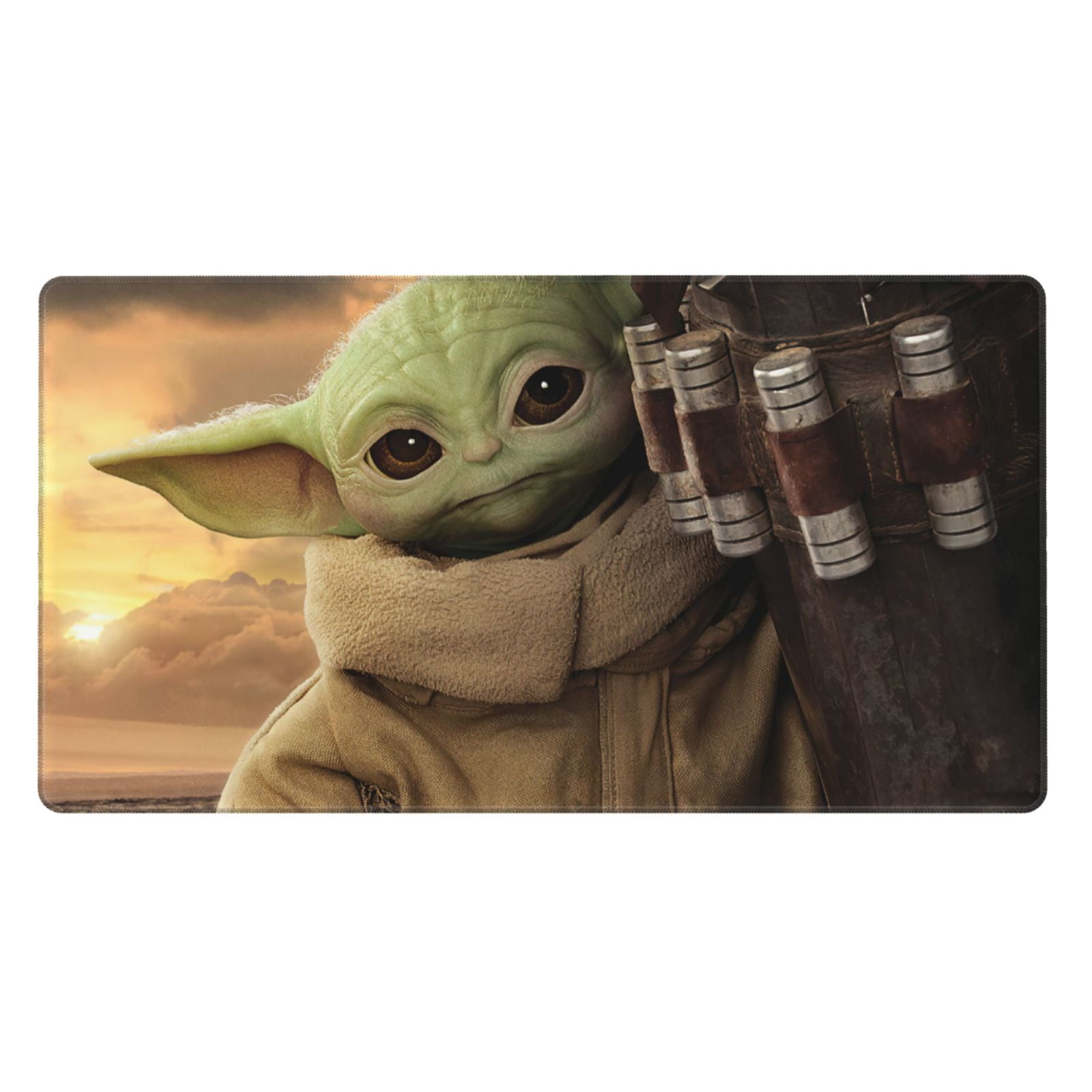 Baby Yoda Mouse Pad 16x29.5 Inch Computer Keyboard Mouse Pad Waterproof ...