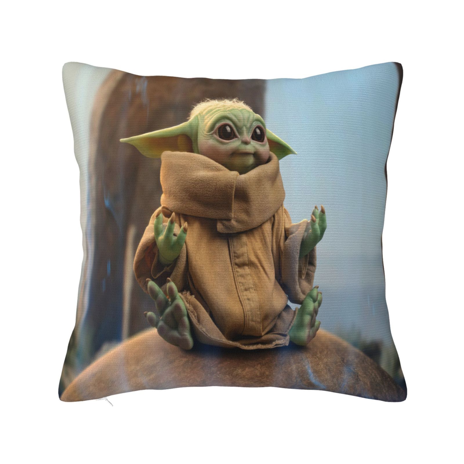 Baby Yoda Pillow Case Anime Covers Living Room Sofa Home Decor