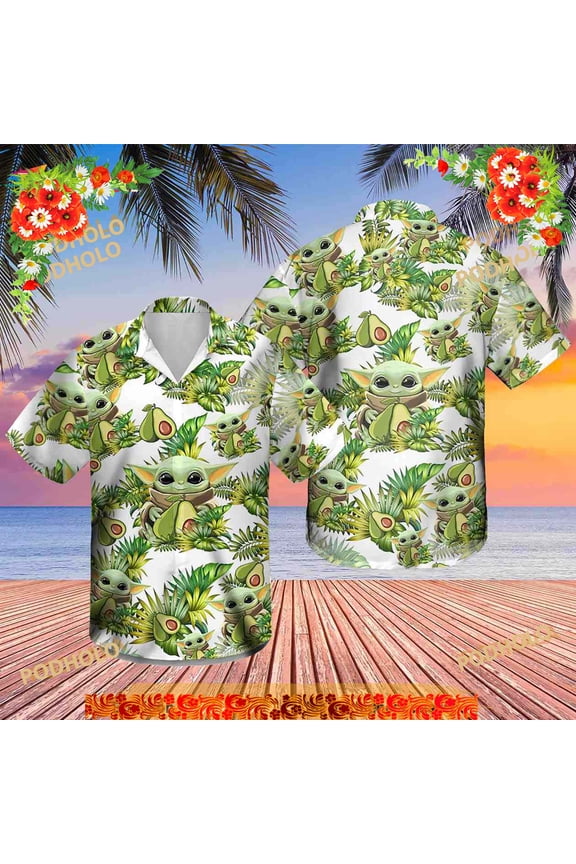 Baby Yoda Star War Hawaiian Shirt