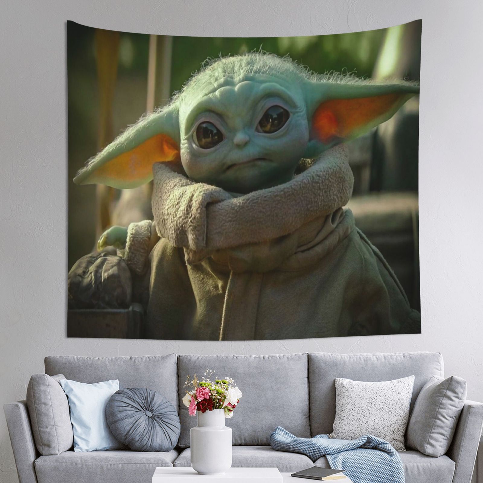 Baby Yoda Tapestry Wall Hanging Wall Art Decor Wall Tapestry For Living