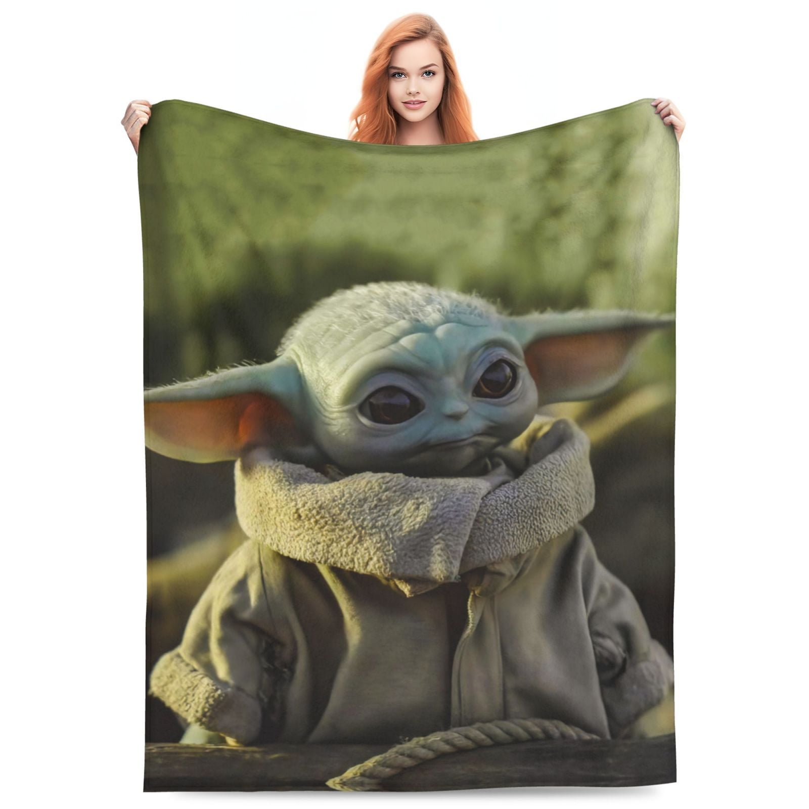 Baby Yoda Throw Blanket Couch Bed Sofa Soft Lightweight Warm Cozy