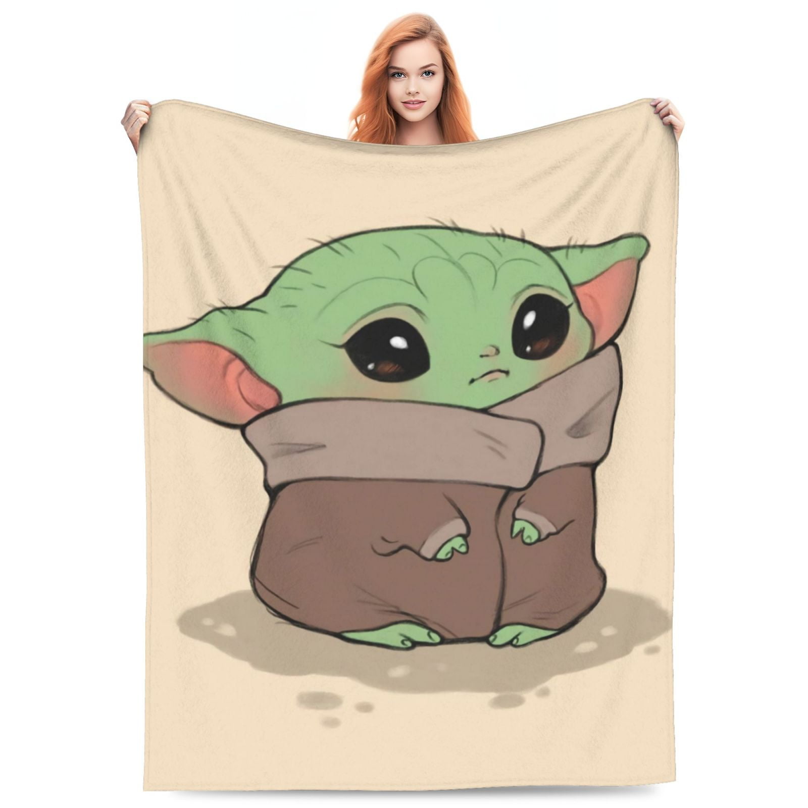 Baby Yoda Throw Blanket Couch Bed Sofa Soft Lightweight Warm Cozy