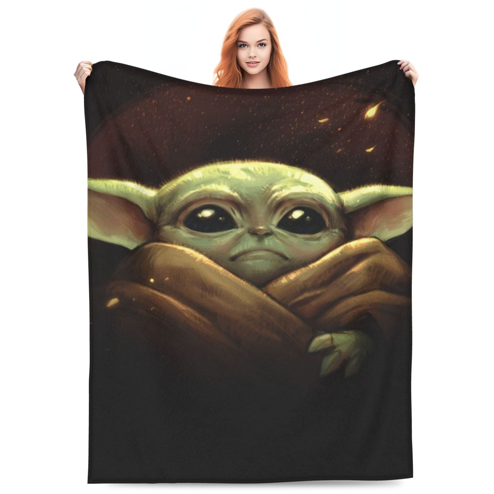 Baby Yoda Throw Blanket Couch Bed Sofa Soft Lightweight Warm Cozy