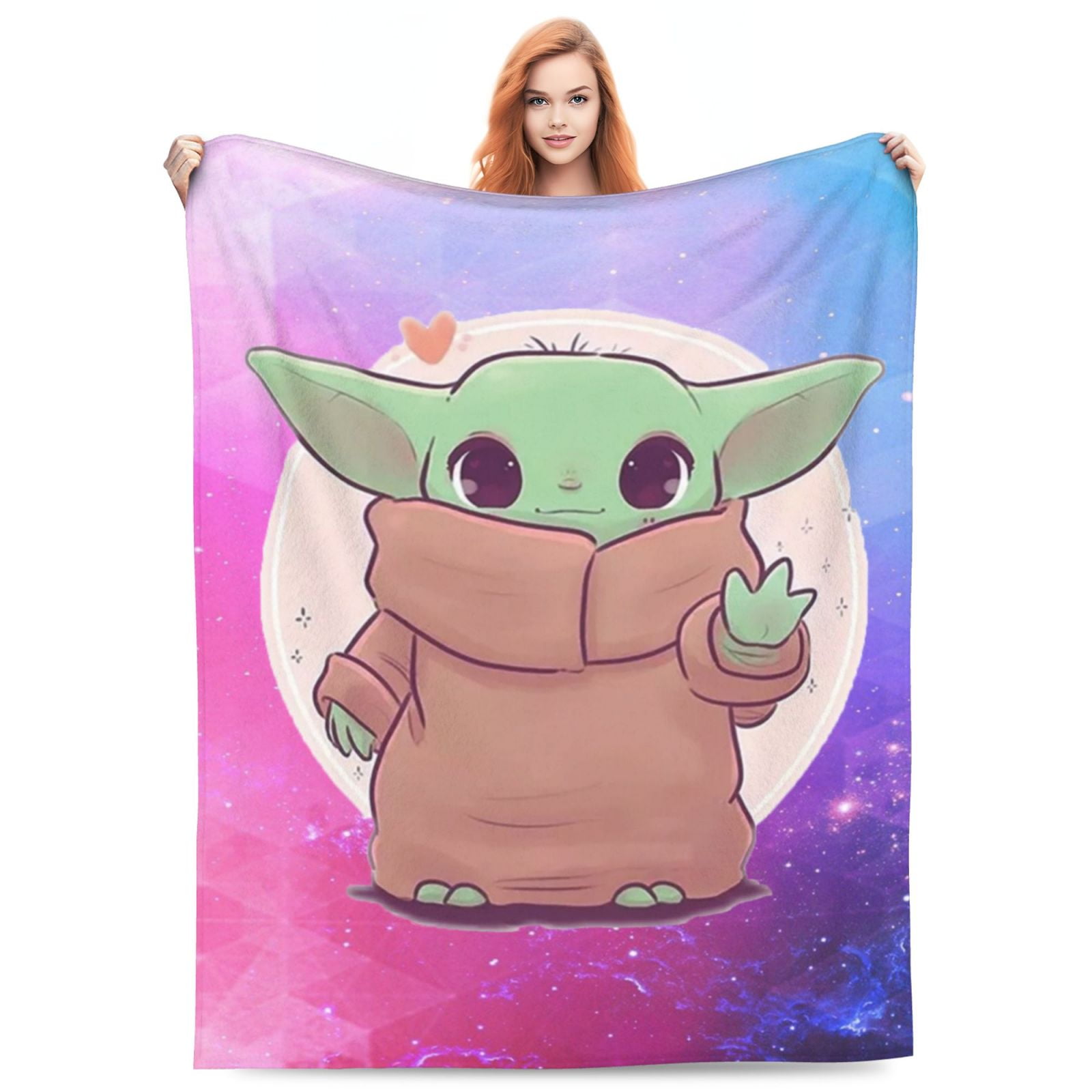 Baby Yoda Throw Blanket Couch Bed Sofa Soft Lightweight Warm Cozy