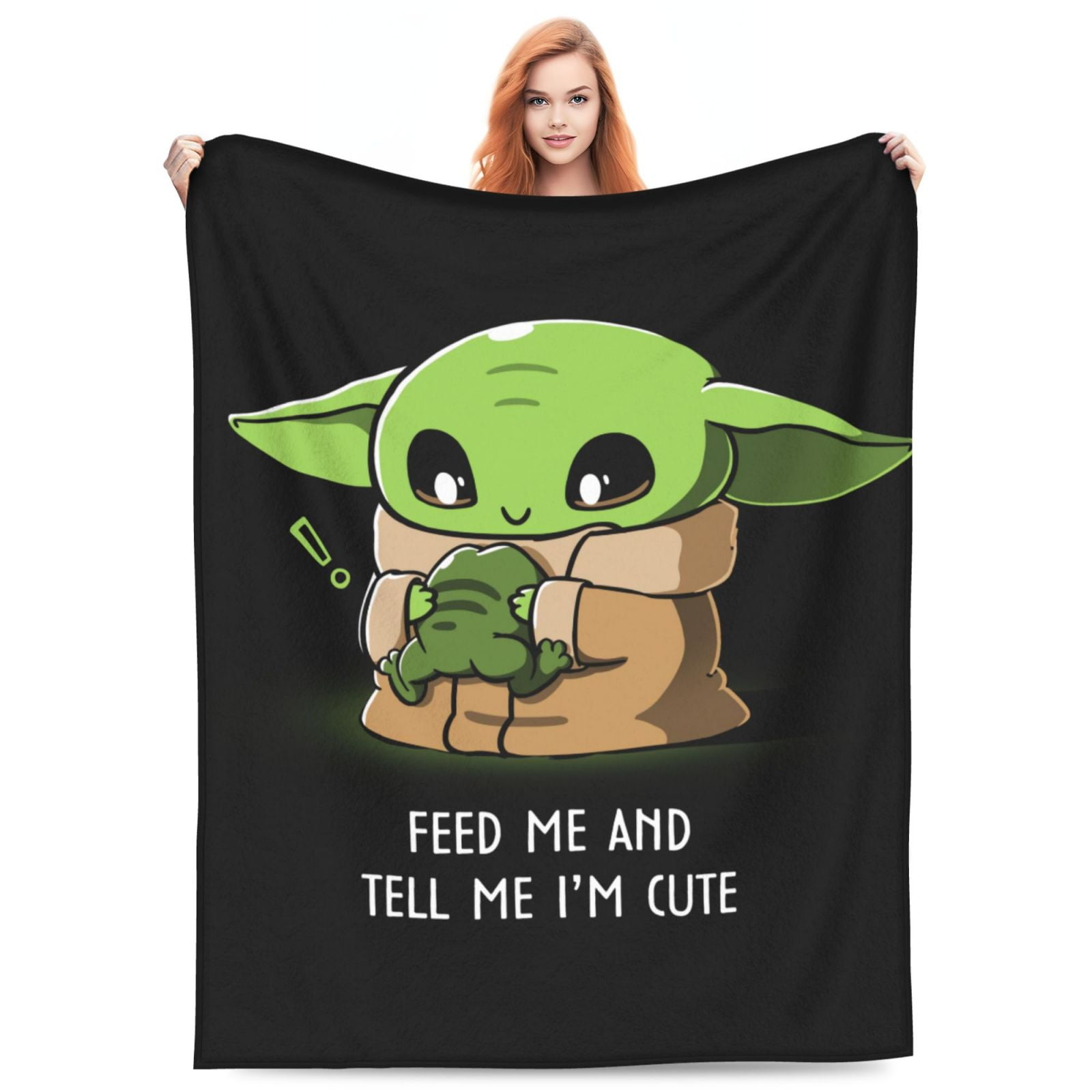 Baby Yoda Throw Blanket Couch Bed Sofa Soft Lightweight Warm Cozy