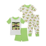 PAW PATROL Thomas and Friends Toddler Boy T-Shirt, Short, and Pants Pajama Set, 4-Piece, Sizes 2T-4T