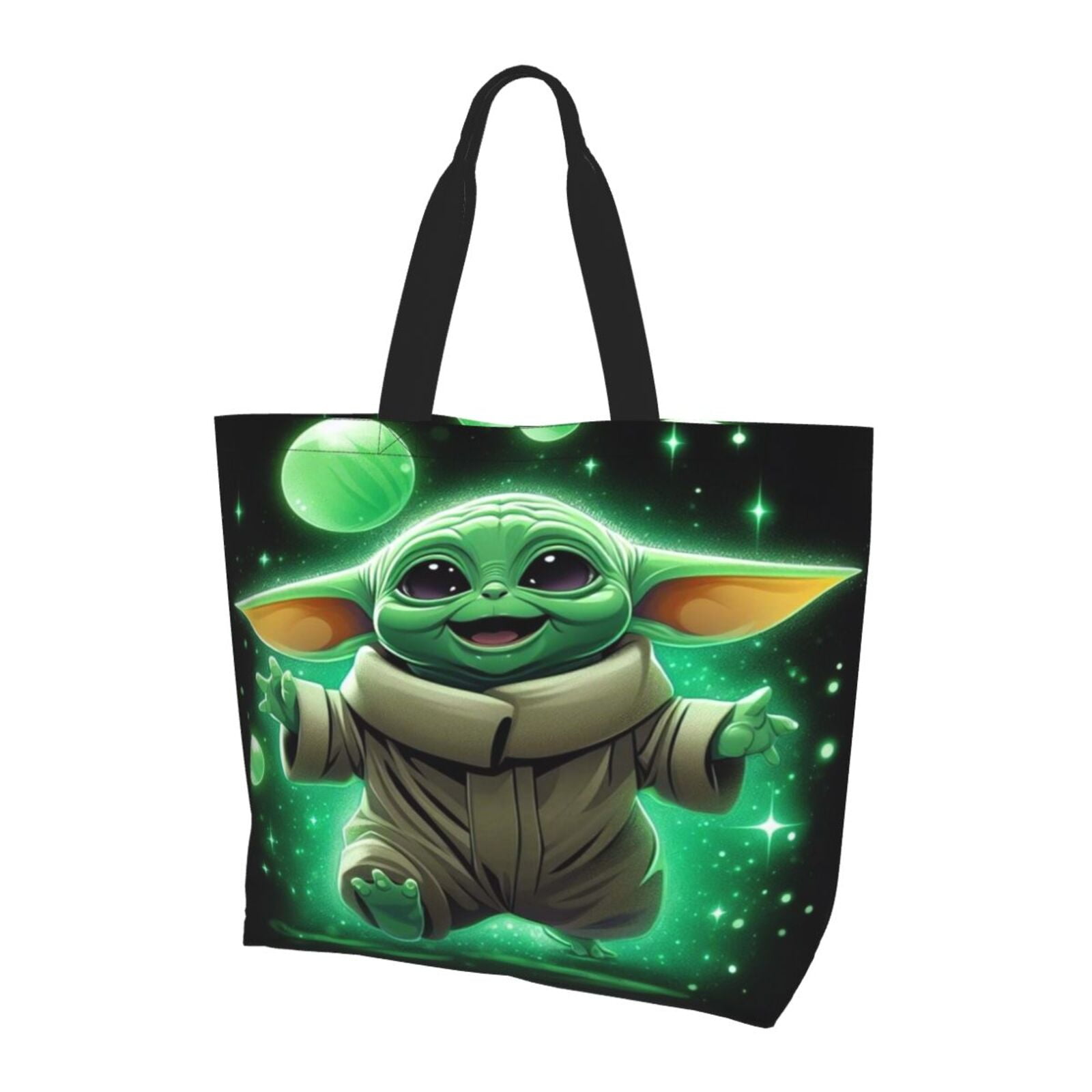 Baby Yoda Tote Bag Large Capacity Shopping Bag Portable Handbag Multi ...