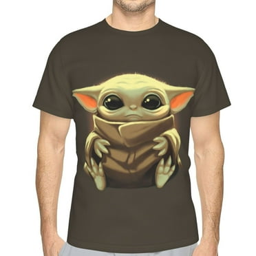 Baby Yoda Unisex 3d Pattern Printed Short Sleeve T-Shirts Casual Graphics Tees 3x-Large