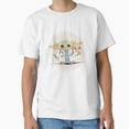 thumbnail image 1 of Baby Yoda Veterinarian Cute Medical Professional Chibi Animal Care Top T-Shirt, 1 of 4