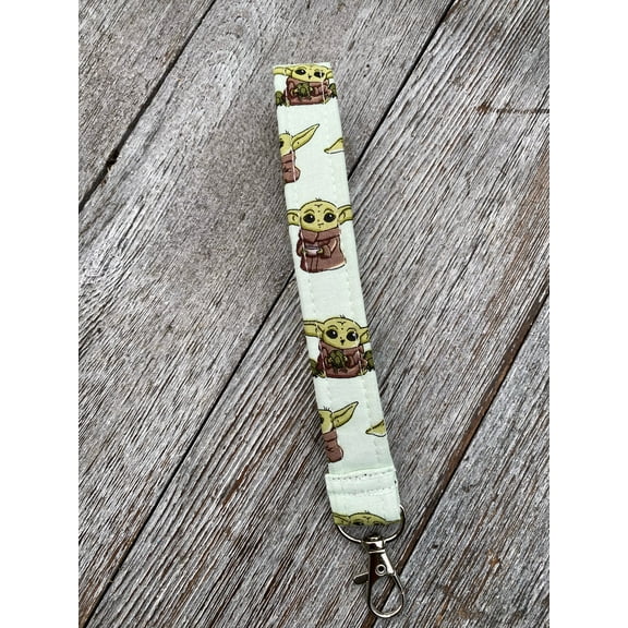 Baby Yoda wristlet Keychain Gift