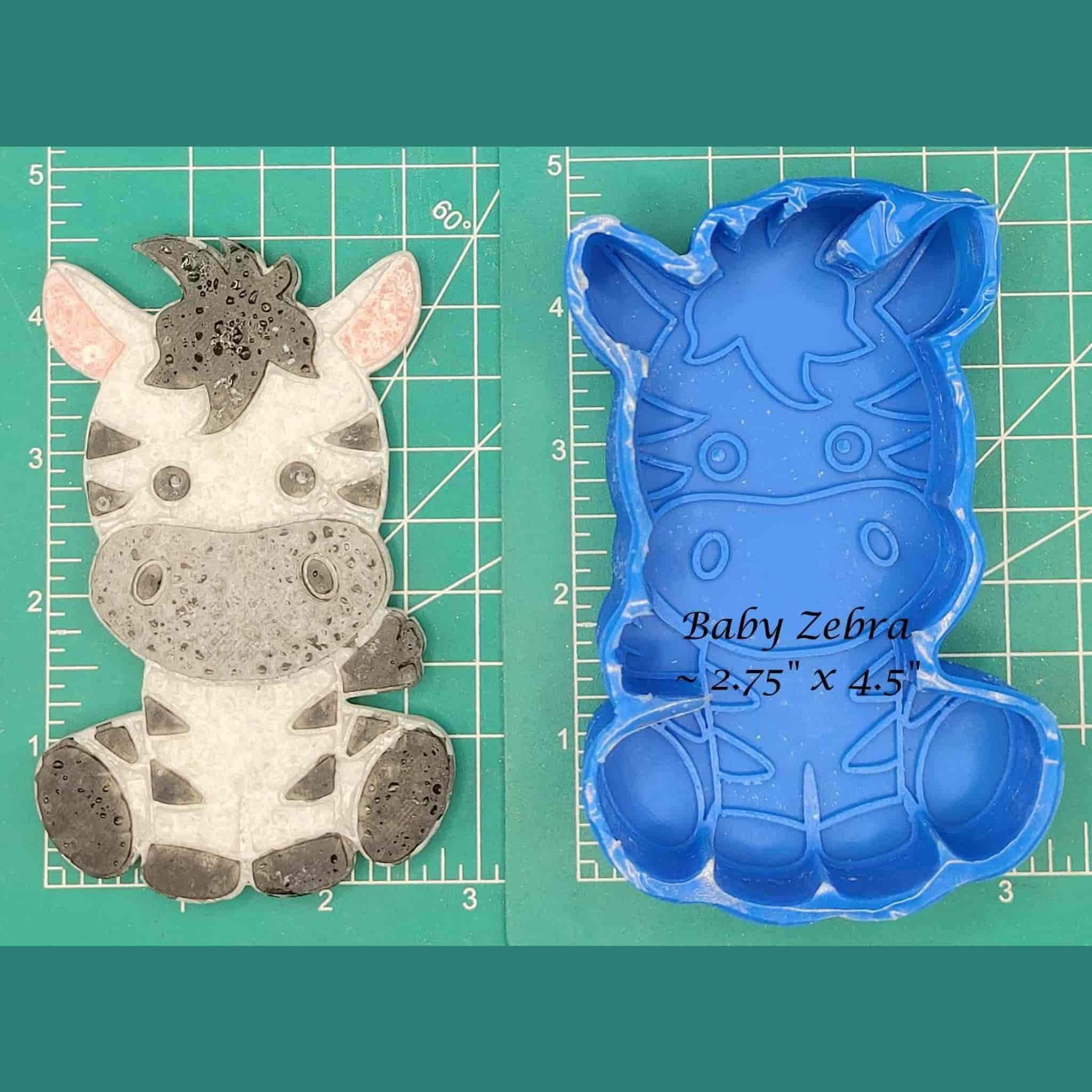Baby Zebra Silicone Freshie Mold