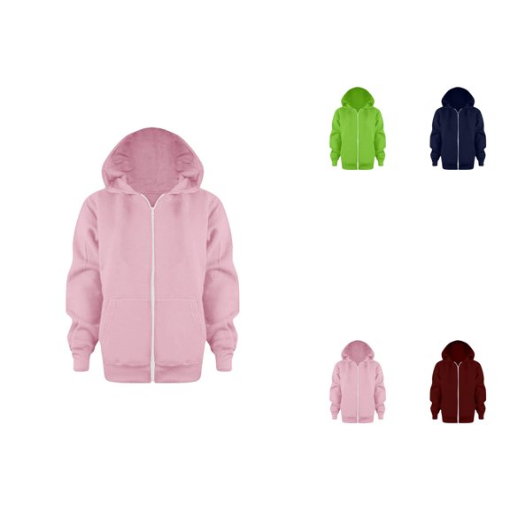 Baby Zip Up Hoodie, Unisex Infant Toddler Long Sleeve Sweatshirt Lightweight Jacket Hooded Coat Fall Winter Outfit