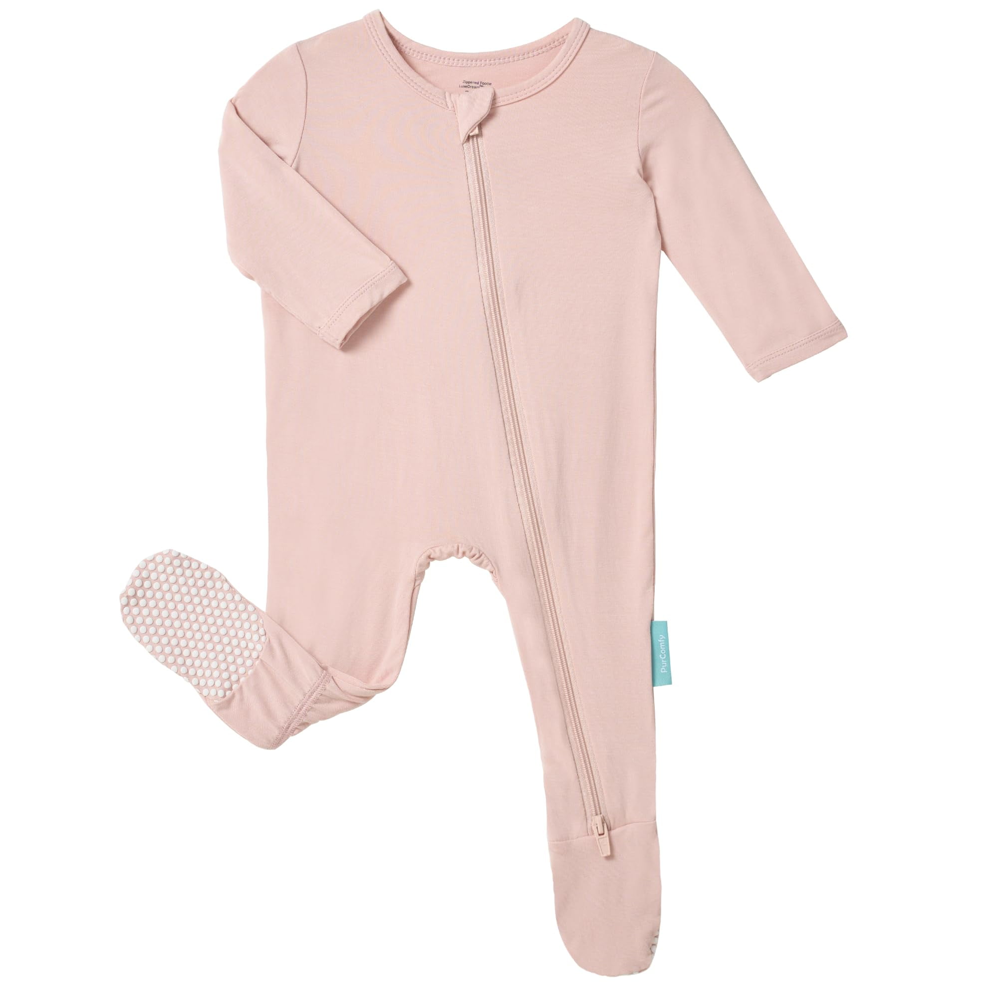 Bamboo Little Baby Footie Pajamas - Ultra Soft Newborn Sleepers, 95% Bamboo Viscose & 5% Spandex