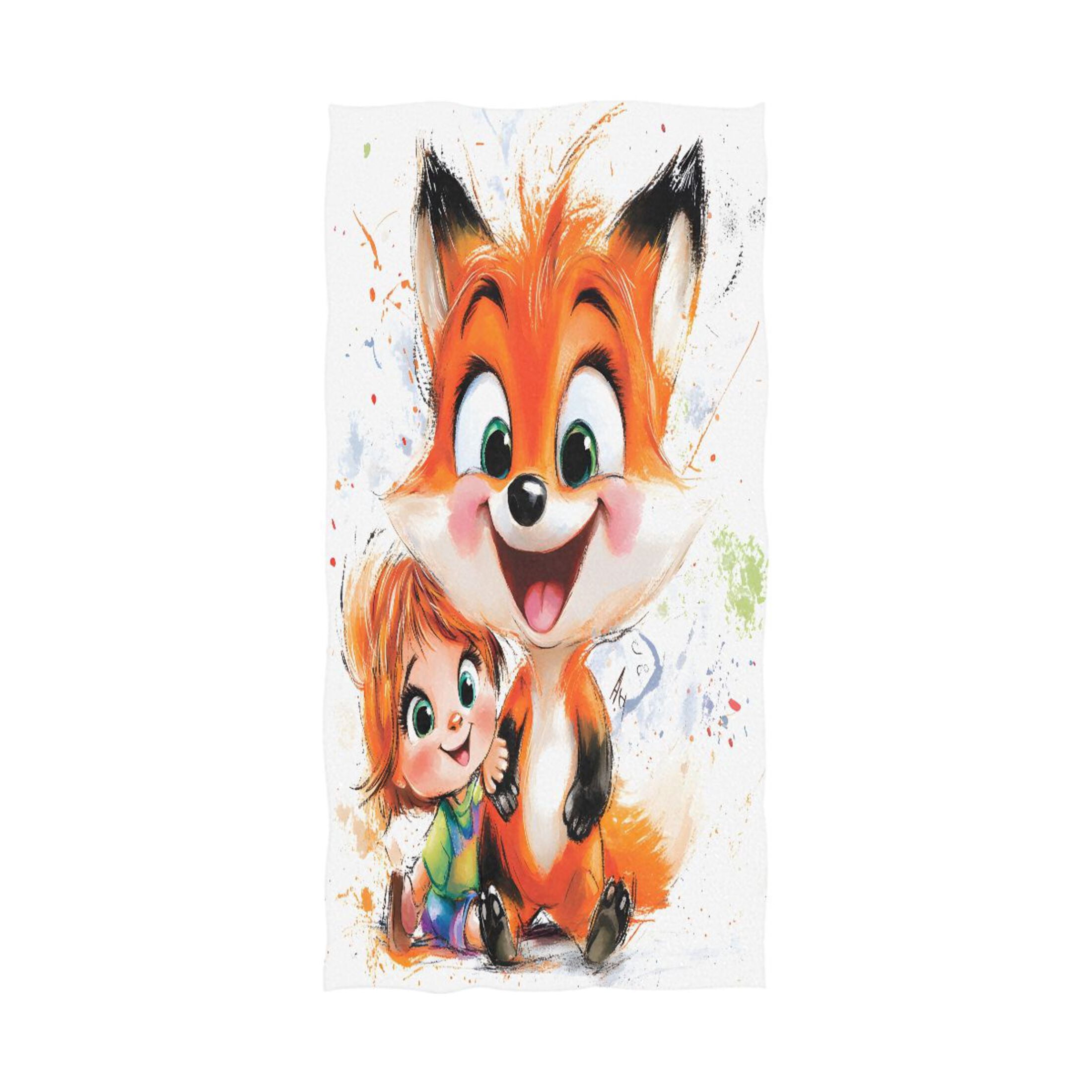 Baby and Fox 64''x32'' Bath Towels Lightweight Quick-Dry Breathable Soft for Gym Travel Swim