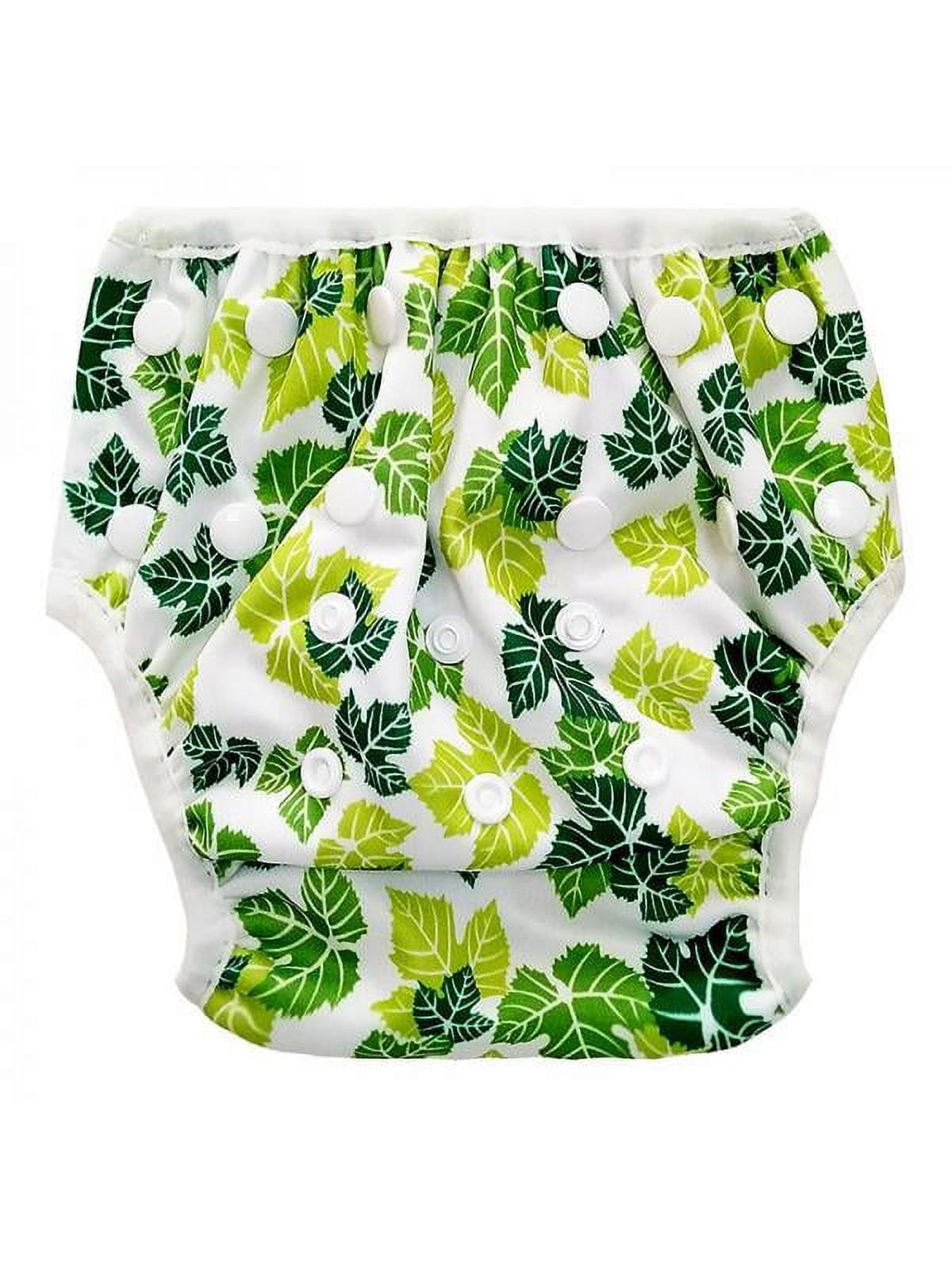 Baby and Toddler Boys and Girls Snap Reusable Absorbent Swim