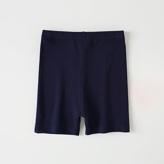 Baby and Toddler Girls' Cotton Bike Shorts Solid Cotton Bike Shorts Soft Pull-On Sporty Clothes for Girls