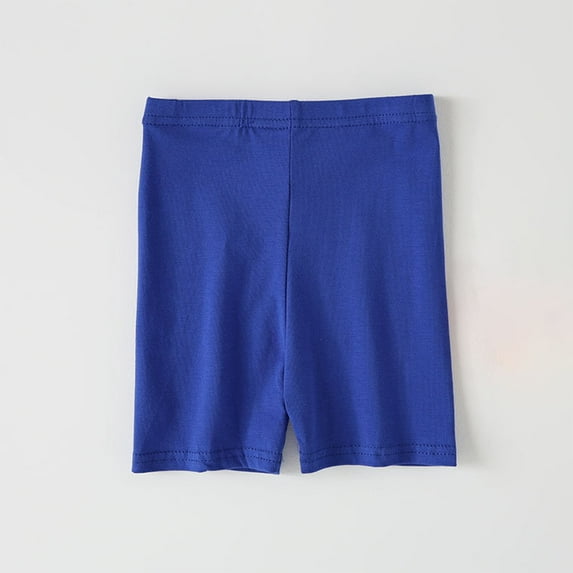 Baby and Toddler Girls' Cotton Bike Shorts Solid Cotton Bike Shorts Soft Pull-On Sporty Clothes for Girls