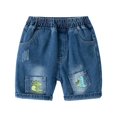 thumbnail image 1 of Baby and Toddler Stretch Denim Casual Shorts Elastic Waist, 1 of 2