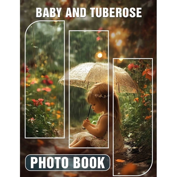 Baby and Tuberose Photo Book: Charming Collection Of Adorable Infants Surrounded By Fragrant Blossoms In 40 Stunning Ima, (Paperback)