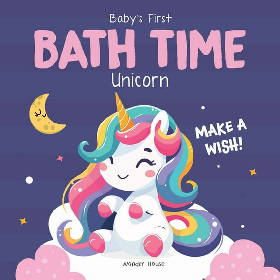 Baby's First Bath Time: Unicorn, (Board Book)