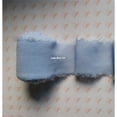thumbnail image 1 of Baby blue Chiffon Ribbon Rolls, 4cm x 5m, Chiffon Silk Ribbon with Fringe for Bridal Bouquets Wedding Invitations Floral Arrangements Gift Wrapping Home Decor, 1 of 3