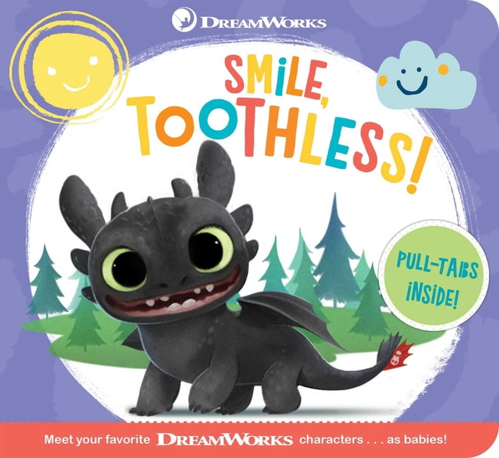 Toothless Book Week Baby by DreamWorks: Smile, Toothless! (Board book) - Walmart.com