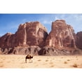 thumbnail image 1 of Baby camel and mother; Wadi Rum, Jordan Poster Print (19 x 12), 1 of 3