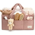 Baby diaper storage rack, baby storage basket for diapers and baby