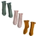 thumbnail image 1 of Baby girl Socks Retro Toddler peplum fringed Tassel lace-up ankle dress socks Little girl boots socks, 1 of 5