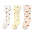 thumbnail image 1 of Baby girl cotton tights Thin hollowed out summer mesh lace fashion toddler feet pantyhose - Set3, 1 of 5
