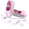 thumbnail image 1 of Baby girl shoes first walkers Flower, 1 of 8