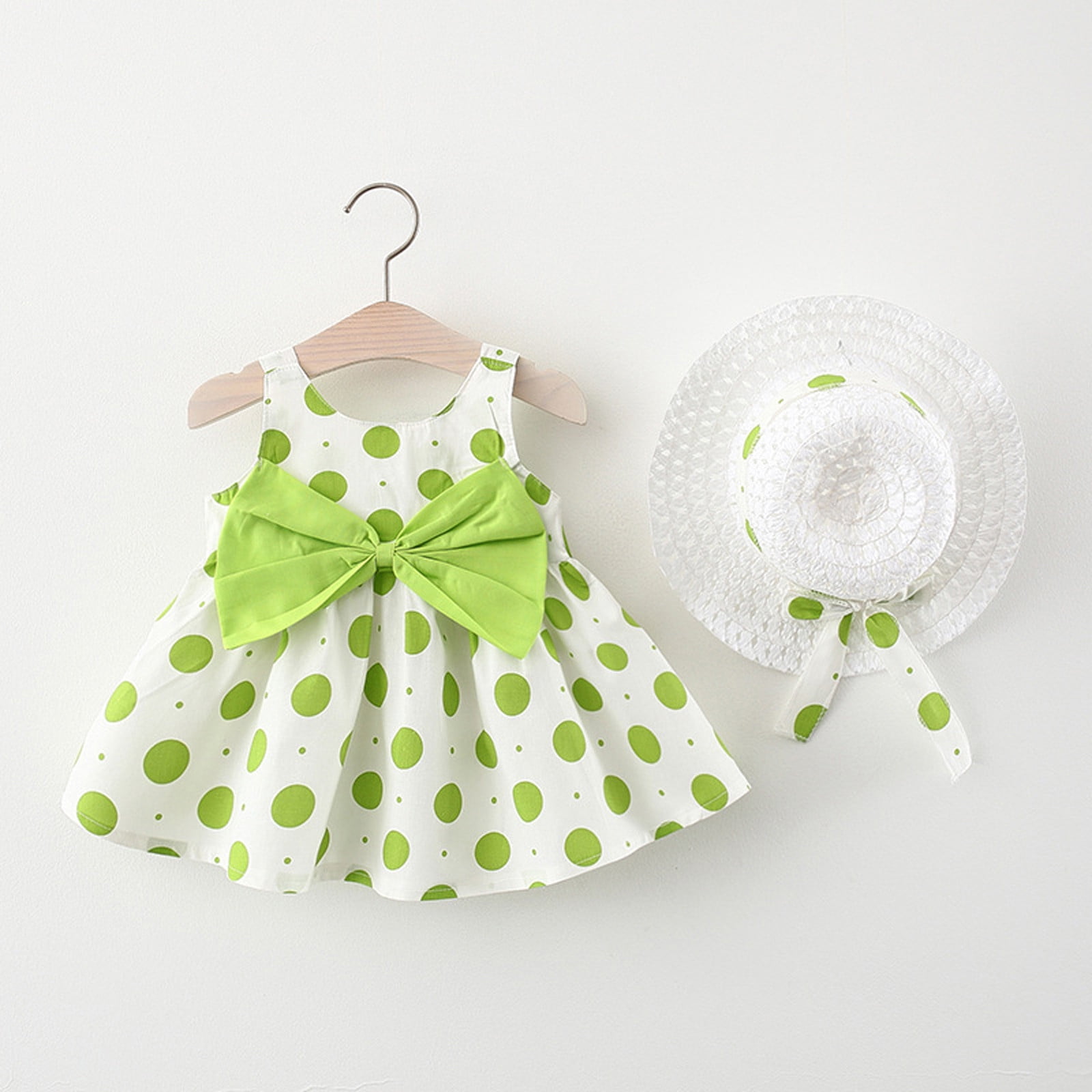 Baby girl skirt Baby girl dress Newborn Baby Girl Sleeveless Casual Maxi  Bow Dress+Headband Set Outfit CHMORA 