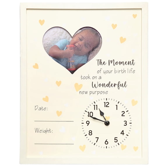 Baby Is Born Frame - Custom Newborn Keepsake
