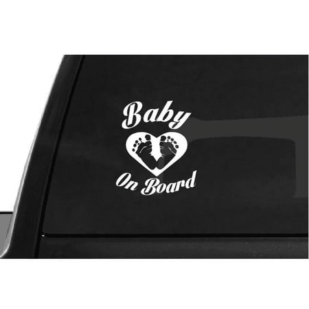 Baby on Board (R12) Vinyl Decal Sticker Car/Truck Laptop/Netbook Window
