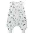 Baby onepiece sleeveless onepiece legsplitting antikick quilt