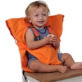 thumbnail image 1 of Baby portable adjustable dining chair strap is an essential safety belt for baby travel, feeding, and campingOrange, 1 of 5