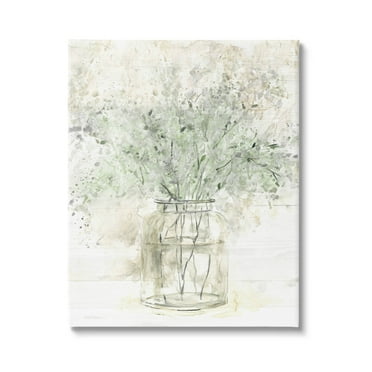 Baby's Breath Botanical Bouquet Botanical & Floral Graphic Art Gallery Wrapped Canvas Print Wall Art