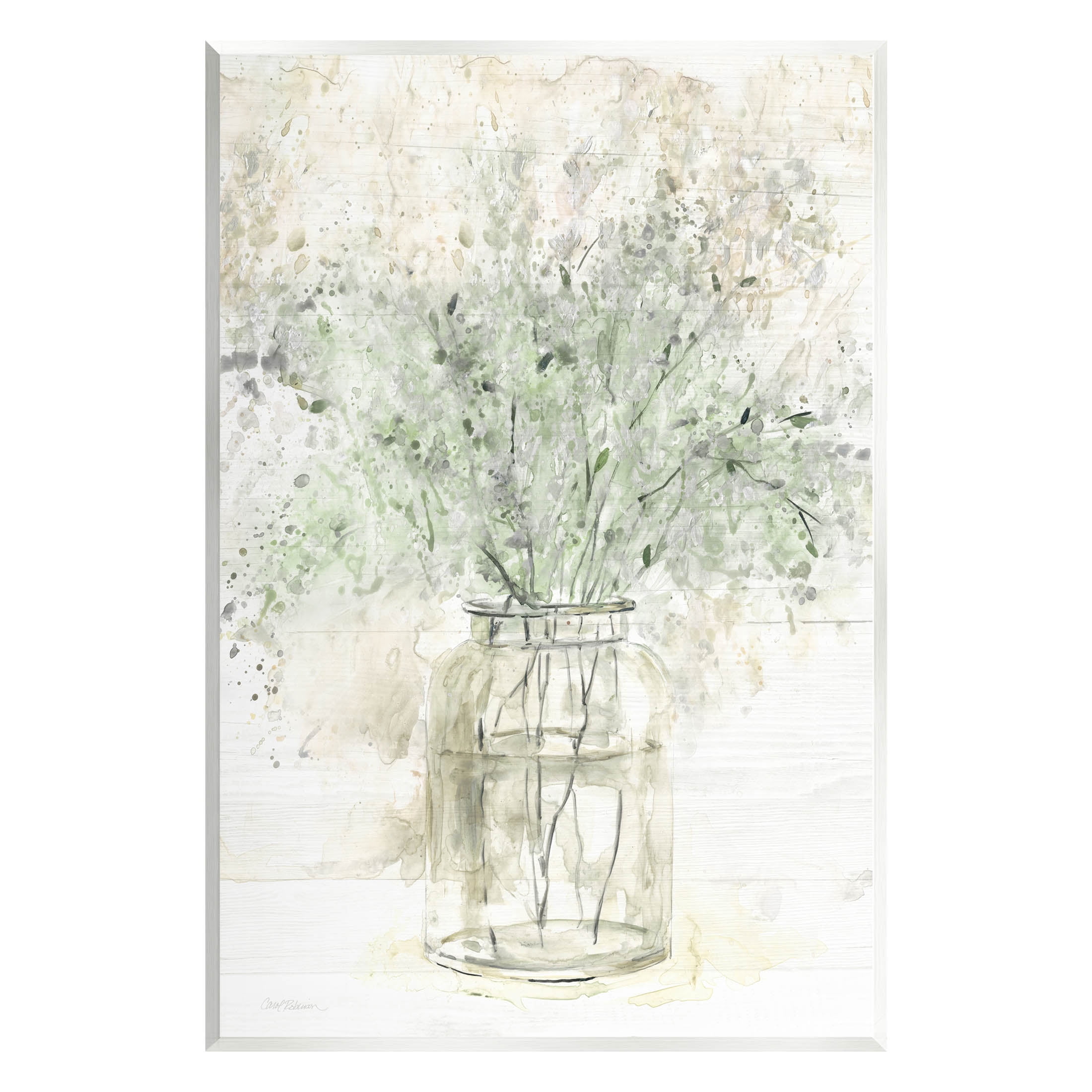 Baby's Breath Botanical Bouquet Botanical & Floral Graphic Art Unframed Art Print Wall Art