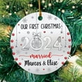 Baby's Christmas Ornament Gift for New New Mom Newborn, Personalized
