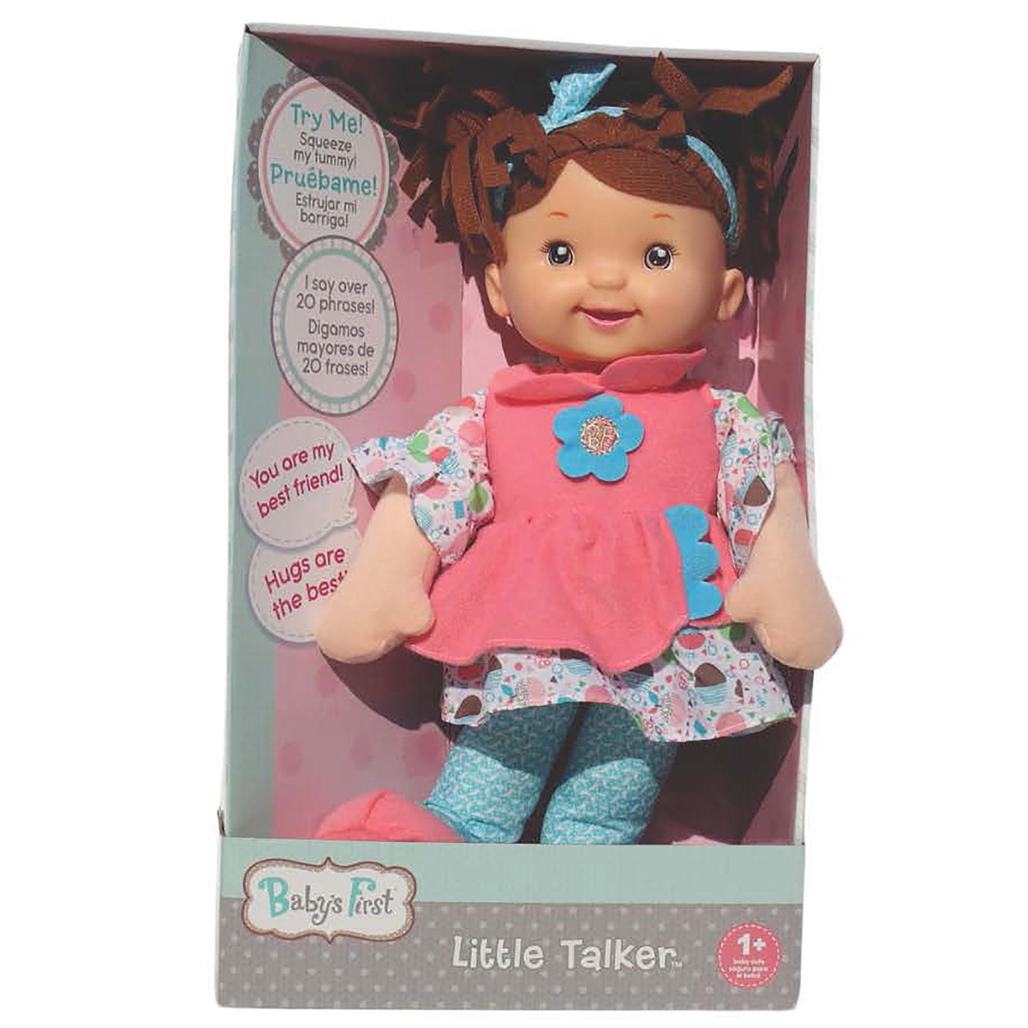 Baby's First 1-8 Years Dolls, Vinyl Multicolor, 7.50" x 4.75" x 14"