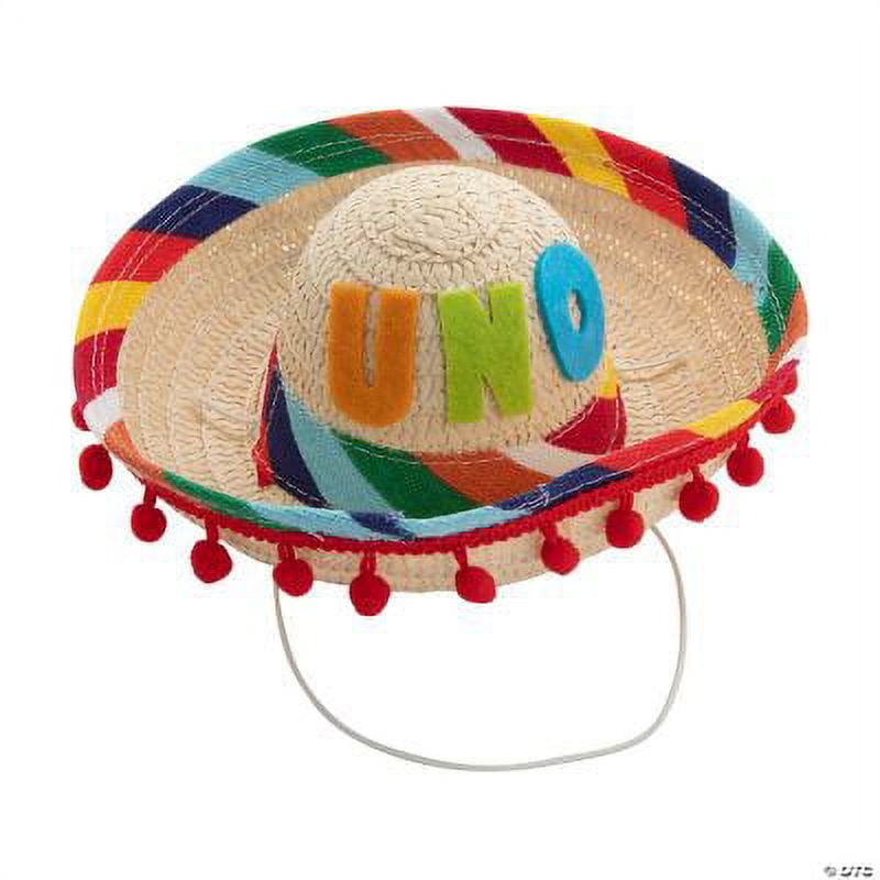 Baby's Birthday Uno Fiesta Sombrero - Apparel - Pieces - Walmart.com