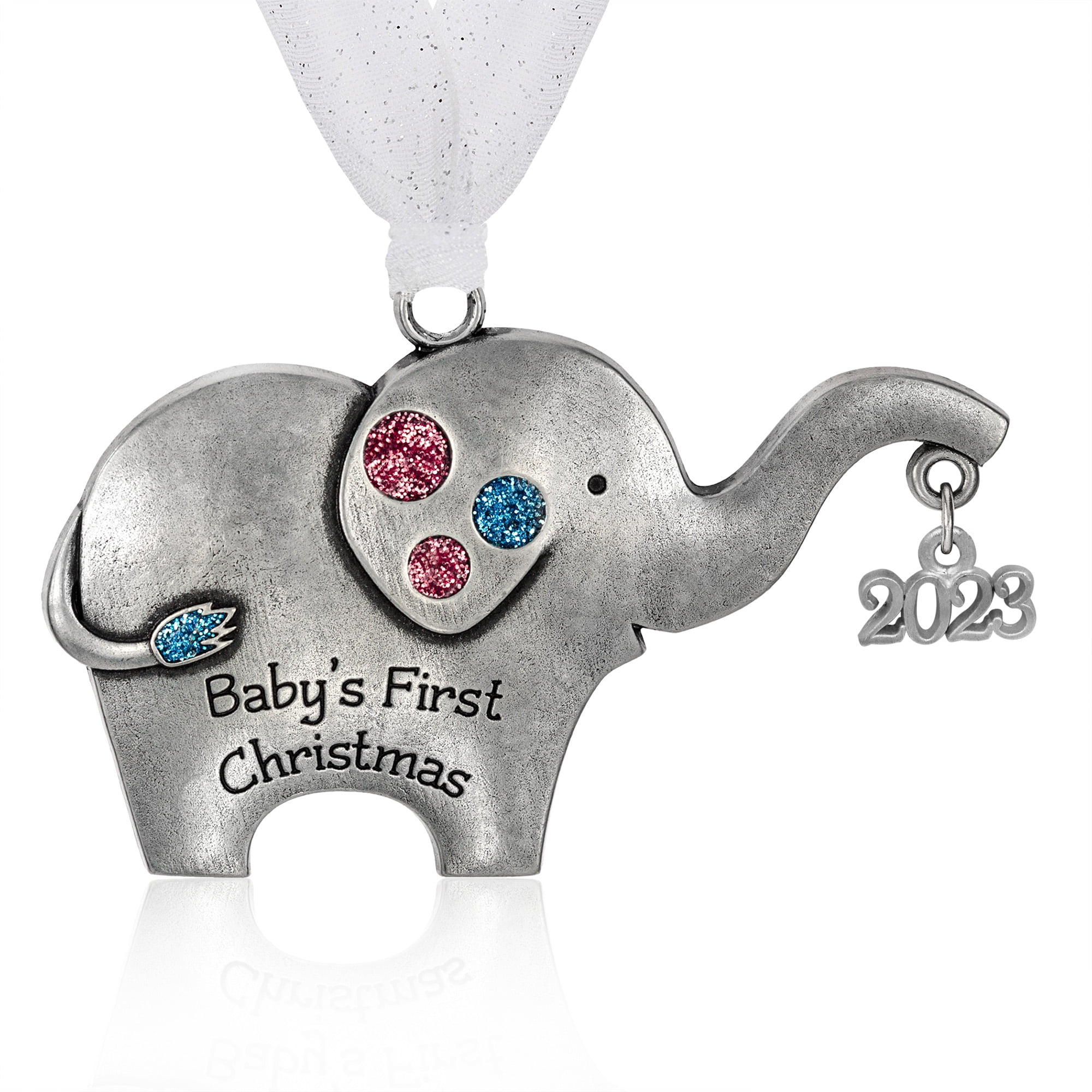 Baby's First Christmas Elephant Ornament 