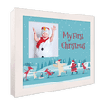 thumbnail image 1 of Baby's First Christmas Frame (Red) White Wood Frame with Christmas Decoration Mat for Photos, 1 of 4