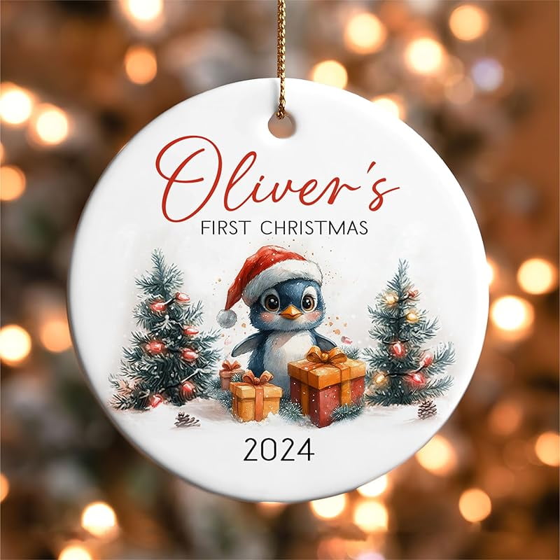 Baby's First Christmas Ornament 2024, Baby 1st Christmas, New Baby