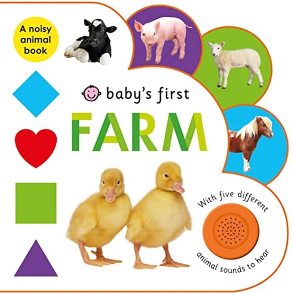 Pre-Owned Baby's First Sound Book: Farm: With Five Different Animal Sounds to Hear (Hardcover) by Roger Priddy