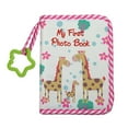 thumbnail image 1 of Baby's First Year Photo Album Cloth Giraffe Memory Book Safe Pocket Pages for Newborn Milestones Ideal Baby Shower Gift BPA Free, 1 of 8