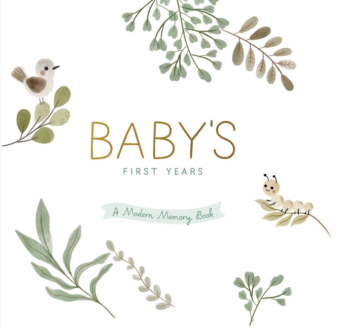Baby's First Years-A Modern Memory Book with Keepsake Box, (Hardcover)
