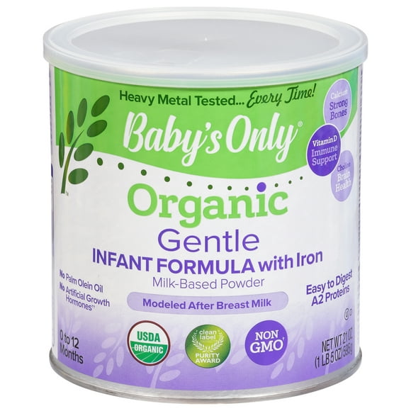 Baby's Only Organic - Infant Formula Organic 2 Supplement Iron - 21 Ounces