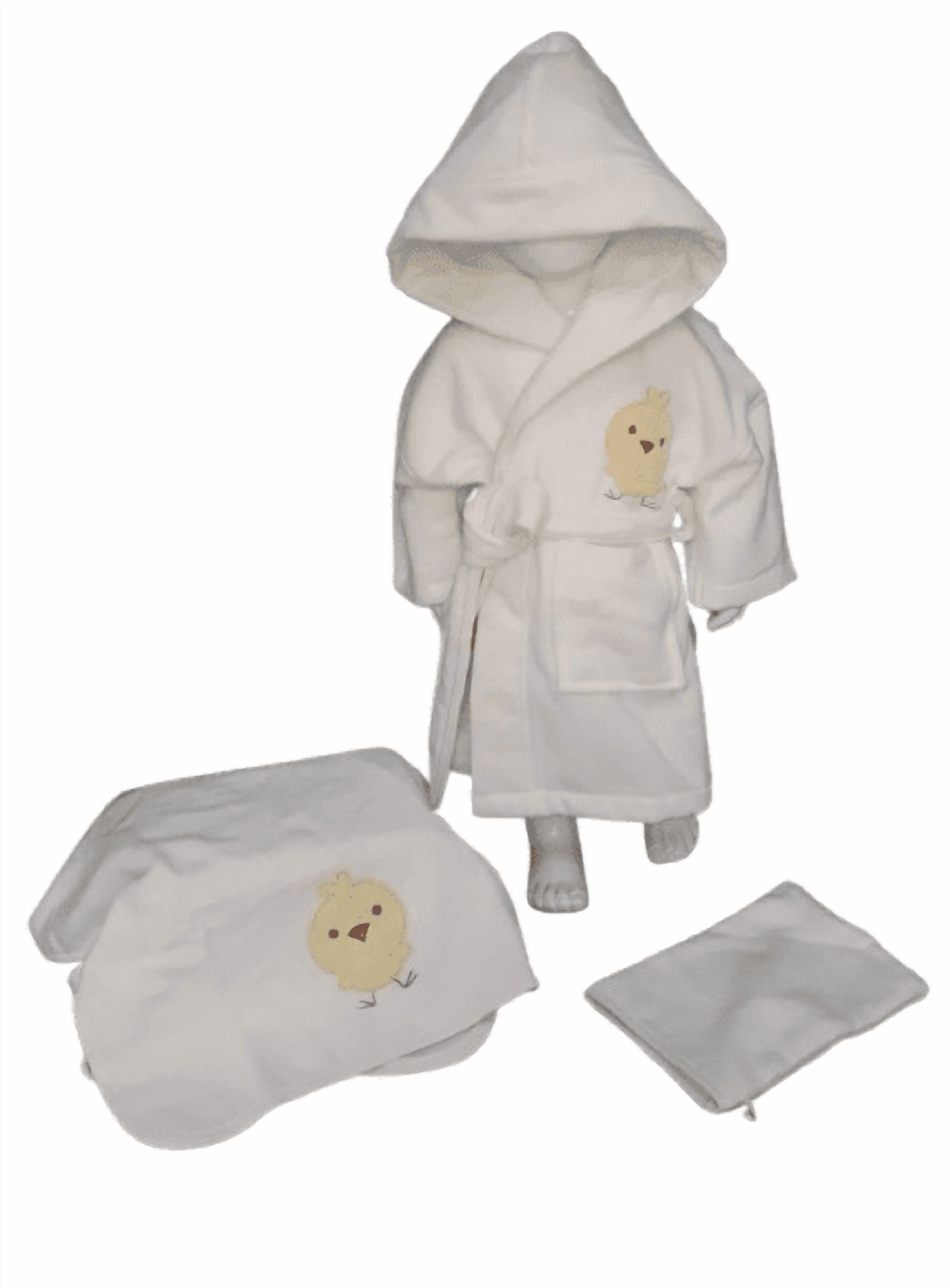 Baby Robe Set Baby’s children’s Infants & Newborn kids Robe Soft short Sleeve chick ...
